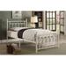 Winston Porter Canfield Platform Bed Metal in White | 39.25 H x 78 D in | Wayfair D98F95F319544E9096BD89EBD6AAD822