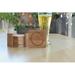 Winston Porter 7 Piece Coaster Set w/ Holder Bamboo in Brown | 0.38 H x 3.5 D in | Wayfair A0E373350A1A44F0B74AFFC61AA9DE27