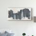 East Urban Home Monochrome Notation I by June Erica Vess - Print on Canvas in White | 24 H x 47 W x 2 D in | Wayfair