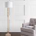 Ophelia & Co. Bloomfield 63.5" Floor Lamp in White | 63.5 H x 16 W x 16 D in | Wayfair 781B3E21120E41DBA44A643AA3E6BA94