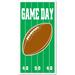 The Party Aisle™ Iasos Game Day Football Door Cover Wall Decor in Green | 10 H x 7.25 W in | Wayfair C8EE8D4A3F4D429CBB1949DDFC48AA18