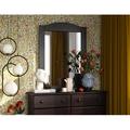 Charlton Home® West Newbury Modern & Contemporary Dresser Mirror in Brown | 44.5 H x 31.6 W x 0.75 D in | Wayfair 97E21B0EA3D7430697FEF76EFD7F3A3F