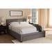 Latitude Run® Noonan Upholstered Storage Platform Bed Upholstered in Gray | 39.57 H x 64.17 W x 87.4 D in | Wayfair