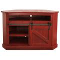 Gracie Oaks Natisha TV Stand for TVs up to 58" Wood in Red | 32 H in | Wayfair 1C40C8AF7C984344B3BB560A9AA6A882