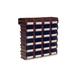 WFX Utility™ Rome 3" H x 4.125" W x 5.375" D 26 Piece Wall Storage Unit Set Plastic in Brown | 3 H x 4.125 W x 5.375 D in | Wayfair