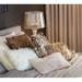 Union Rustic Oak Bluffs 2-PACK BELTON FAUX FUR PILLOW 12" X 20" - MINK Polyester/Polyfill/Faux Fur in Brown | 12 H x 20 W x 5 D in | Wayfair