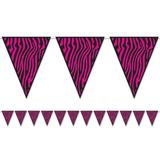 The Party Aisle™ 12' Pink Black Pennant Banner in Black/Pink | 11 H x 0.01 D in | Wayfair 16A4F40529E64727B6092619FCD9910A