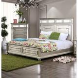 Willa Arlo™ Interiors Overton Solid Wood Standard Bed Wood in Brown/Gray | 65 H x 82.375 W x 94 D in | Wayfair FF9901D70AFD40289ABE1C6ECCAA236C