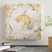 The Holiday Aisle® Autumn Offering II Light - Watercolor Painting Print on Canvas Canvas, Cotton in Green/Orange | 14 H x 14 W x 2 D in | Wayfair