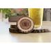 Millwood Pines Round Wood Log 4 Piece Coaster Set Wood in Brown | 0.5 H x 3.5 D in | Wayfair 531D0C4A96D94F6AB34A944734BDA0AC