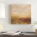 East Urban Home 'Beige September Morning' Acrylic Painting Print on Wrapped Canvas in Brown | 24 H x 24 W x 2 D in | Wayfair