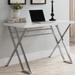 Symple Stuff Clairview Laptop/Writing Desk Wood/Metal in White | 29 H x 43 W x 24 D in | Wayfair D4AAA97B27F7480D99C6E18D6E34F9CD