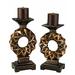 Bungalow Rose Fabregas 2 Piece Candlestick Set | 14 H x 7.5 W x 4.25 D in | Wayfair 95FA9A82E57742D3AED9BF8966F8DFEE