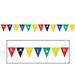 The Party Aisle™ 12' Multi-Color Pennant Banner | 11 H x 0.01 D in | Wayfair 0B4001E38E9E4E9CA1DA2F992D50B529