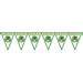 The Party Aisle™ 7'4" Pennant Banner Plastic in Green/White | 11 H x 0.01 D in | Wayfair 516BC94FE6C2454E9C2CD19E5815ADDA