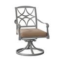 Woodard Wiltshire Rocking Outdoor Chair Metal in Gray/Brown | 36.75 H x 24 W x 29.1 D in | Wayfair 4Q0472ST-72-05A