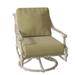Woodard Delphi Outdoor Rocking Chair in Gray/Brown | 33.5 H x 27.25 W x 31 D in | Wayfair 850677-70-68R