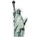 Wallhogs Statue of Liberty Wall Decal Canvas/Fabric in Black/Gray | 60 H x 25 W in | Wayfair plc8-t60