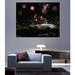 Wallhogs Batie Paul Stadium w/ Fireworks Wall Decal Canvas/Fabric in Black | 38.5 H x 48 W in | Wayfair batie28-t48