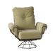 Woodard Terrace Swivel Outdoor Rocking Chair in Brown | 43 H x 40 W x 39.25 D in | Wayfair 790077-48-27Y