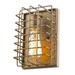 Williston Forge Shirlene 1-Light Flush Mount Glass/Metal | 9 H x 6 W x 4 D in | Wayfair WLFR6450 45193890