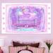 Wallhogs Princess Pea Wall Decal Canvas/Fabric in Pink | 30 H x 48 W in | Wayfair birg16-t48