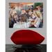 Wallhogs Renoir The Luncheon of The Boating Party (1881) Wall Decal Canvas/Fabric in Black/Gray | 17.5 H x 24 W in | Wayfair bridgeman62-t24