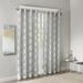 House of Hampton® Danguolė Fretwork Burnout Sheer Curtain Panel Polyester/Rayon in Gray | 84 H in | Wayfair WRLO7318 40768616