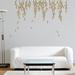 Wallums Wall Decor Willow Branches Wall Decal Vinyl in Brown | 28 H x 68 W in | Wayfair branches-willow-branches-68x28_GLD