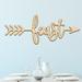 Winston Porter Feast Arrow Wood Sign Home Gallery Wall Decor in White | 14 H x 36 W in | Wayfair 296607F05BD0441ABE51C419AB08A0BD