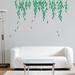 Wallums Wall Decor Willow Branches Wall Decal Vinyl in Green | 28 H x 68 W in | Wayfair branches-willow-branches-68x28_Green