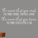 Wallums Wall Decor The More You Read The More You Know Wall Decal Vinyl in Gray | 14 H x 36 W in | Wayfair quotes-more-you-read-36x14_White