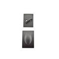 Schlage Siena Single Cylinder Interior Knob Set (Exterior Portion Sold Separately) in Black | 8.1 H x 4.4 W x 3.7 D in | Wayfair F59SIE622CEN