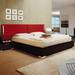 YumanMod Enter Platform 2 Piece Bedroom Set Wood in Red | California King | Wayfair CR54-359-HBRD