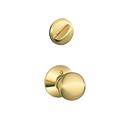 Schlage Orbit Interior Knob Set (Exterior Portion Sold Separately) in Yellow | 8.13 H x 2.75 W x 2.88 D in | Wayfair F59ORB605