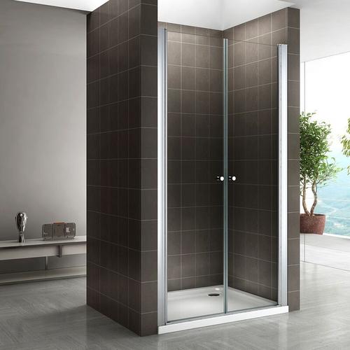 Duschtür Nischentür Klarglas 180cm hoch 76-80cm