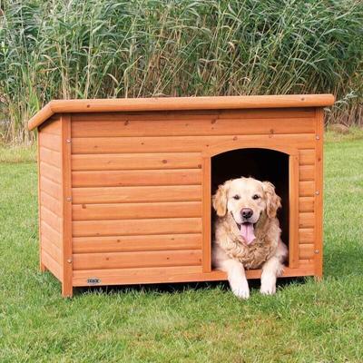 Hundehütte Classic braun Größe l 116 x 82 x 79 cm - Trixie