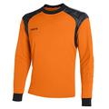 Mitre Herren Guard Goalkeeper Fußball-Shirt Match Day, Orangerot/Schwarz, S