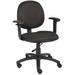 Boss Office Products B9091-BK Diamond Task Chair In Black w/ Adjustable Arms