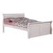 Full Sleigh Bed in White - Donco 325-FW