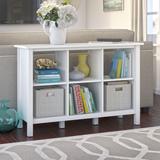 Broadview 6 Cube Bookcase in Pure White - Bush Furniture BDB145WH-03