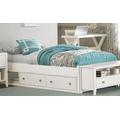 Hillsdale Kids and Teen Pulse Wood Full Platform Bed with Storage, White - 33002NS