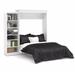 Versatile by Bestar 92'' Queen Wall Bed kit in White - Bestar 40880-17