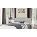 Hillsdale Furniture Nicole Full/Queen Upholstered Headboard with Frame, Glacier Gray - 2010HFQRG