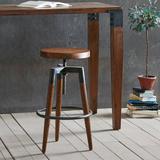 INK+IVY Frazier Counter stool/Barstool (adjustable height) in Brown - Olliix II104-0030