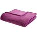 Intelligent Design Microlight Plush King Oversized Blanket in Purple - Olliix ID51-1091