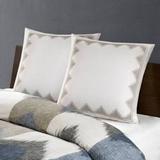 INK+IVY Isla Euro Sham Embroidered Euro Sham in White - Olliix II11-550