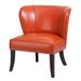 Madison Park Hilton Armless Accent Chair in Orange - Olliix FPF18-0040