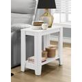 Accent Table / Side / End / Nightstand / Lamp / Living Room / Bedroom / Laminate / White / Transitional - Monarch Specialties I 3117