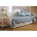 Hillsdale Furniture Augusta Wood Twin Daybed with Roll Out Trundle, White - 1434DBLHTR